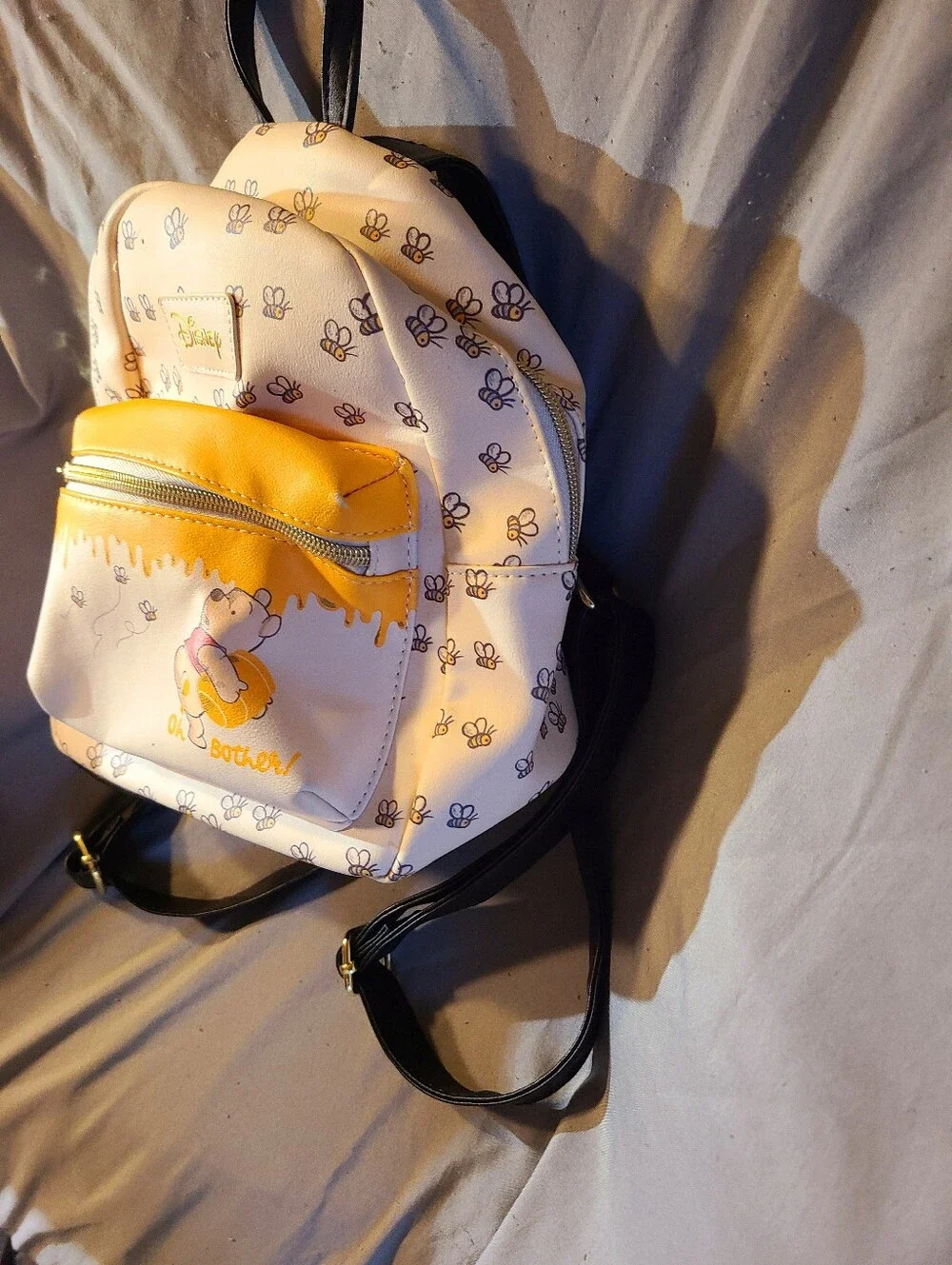 Disney Winnie the Pooh Cream & Yellow Mini Backpack